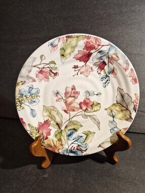 Pier 1 Imports Waterbury Leaves Salad Ironstone Plate NWT